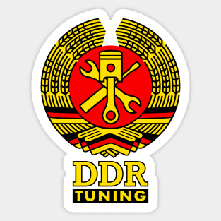 DDR workshop tuning coat of arms (colored) Sticker